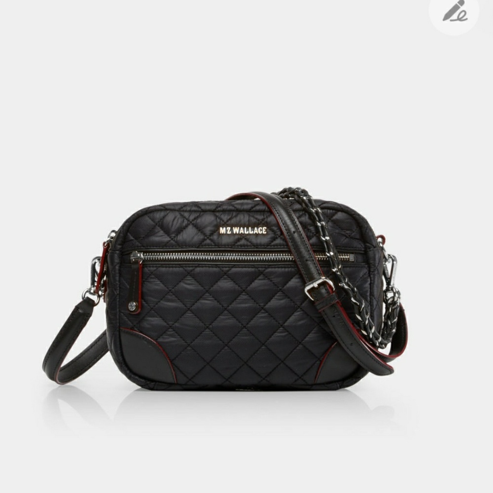 B-NEW W/ TAG MZ WALLACE CROSBY BLACK IN SILVER